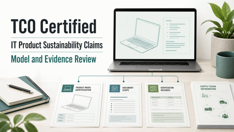 TCO Certified: Evidence Boundaries for IT Product Sustainability Claims