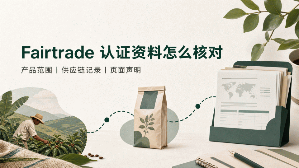 Fairtrade认证资料怎么核对：产品范围、供应链记录与页面声明