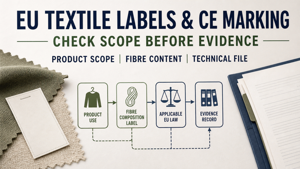 EU Textile Labelling and CE Marking: Check the Product Scope First