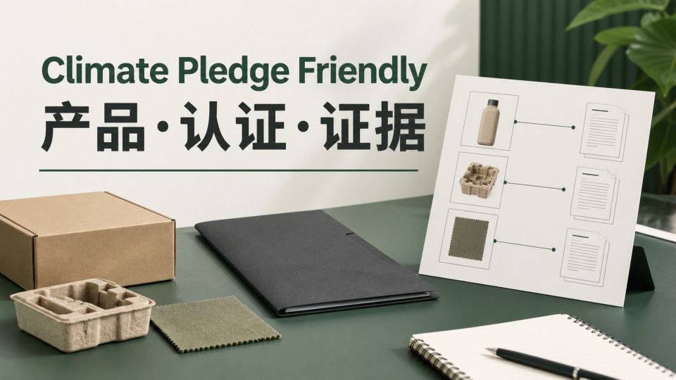 Amazon Climate Pledge Friendly 资料怎么核对：产品、认证与证据边界
