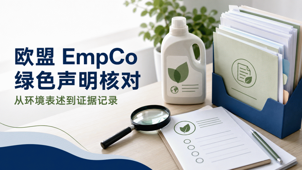 欧盟 EmpCo 绿色声明怎么核对：从环境表述到证据记录