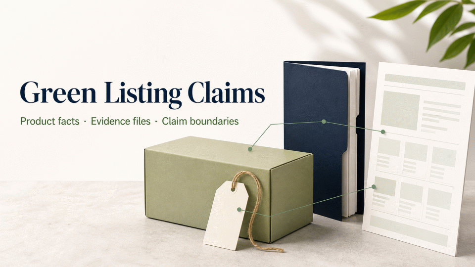 How to Write Green Listing Claims: Product Facts, Evidence, and Boundaries