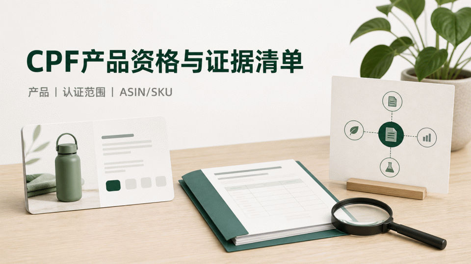 亚马逊 Climate Pledge Friendly 资料清单：先核对产品资格，再整理证据