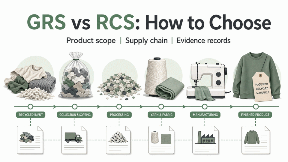 GRS vs RCS: How to Choose by Product Scope and Evidence