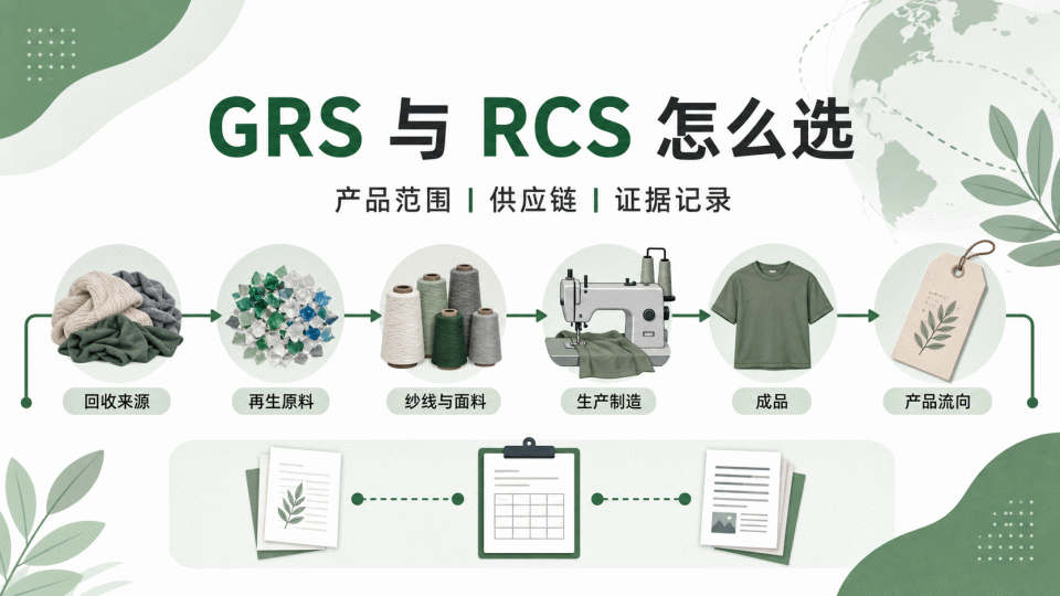 GRS 与 RCS 怎么选：从产品范围到供应链证据