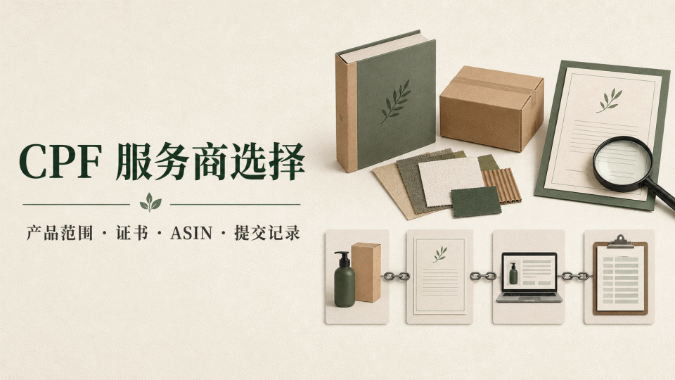 CPF 绿色标识服务商怎么选：认证范围、产品证据与提交边界