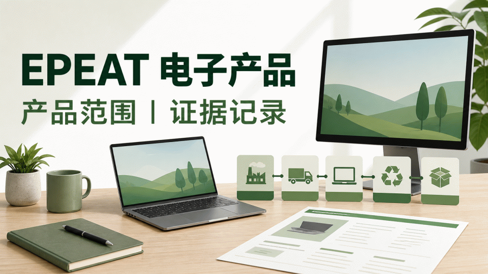 EPEAT 电子产品资料核对：产品范围、注册状态与证据记录
