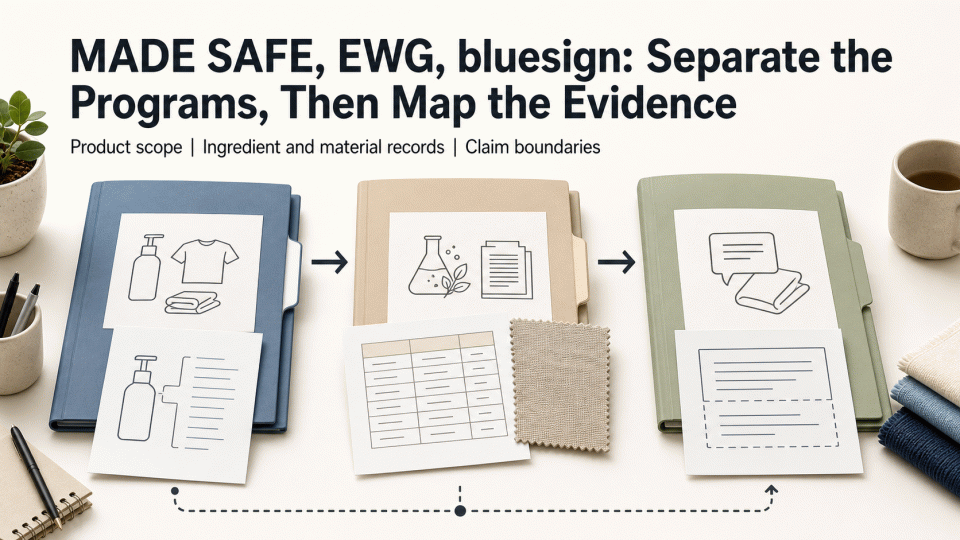 MADE SAFE, EWG Verified and bluesign: Separate the Programs, Then Map the Evidence