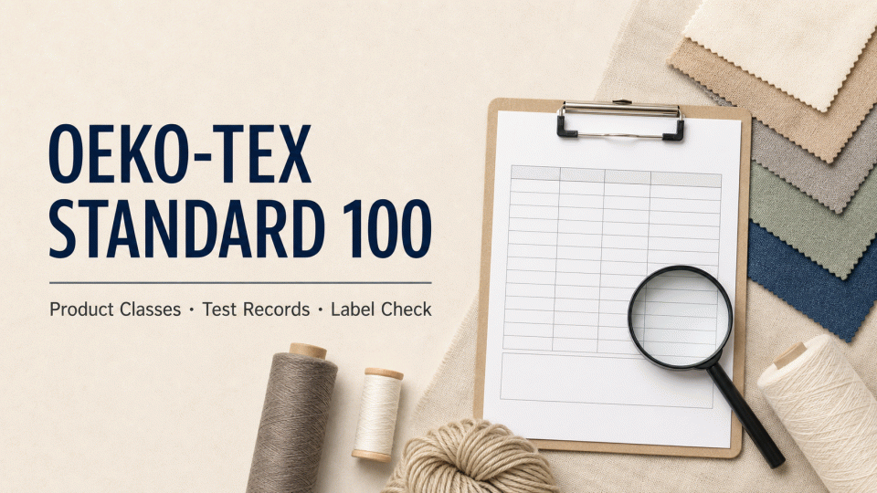 OEKO-TEX® STANDARD 100: Product Classes, Test Records, and Label Checks