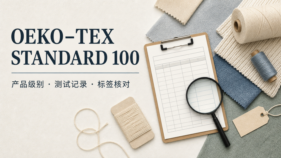 OEKO-TEX® STANDARD 100 怎么核对：产品级别、测试记录与标签验证