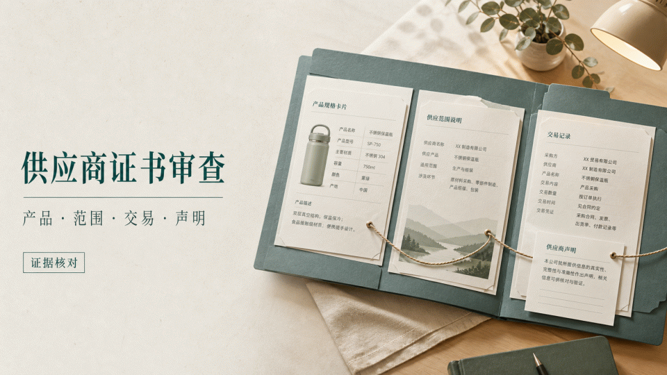 亚马逊CPF绿标供应商证书审查指南｜SC/TC/Scope/比例6项自查清单