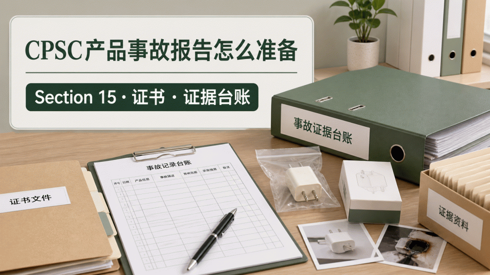 CPSC产品事故报告怎么准备：Section 15、证书与证据台账