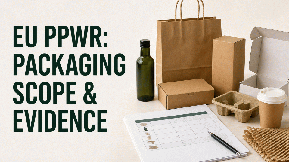 What Is the EU PPWR? A Practical Guide to Packaging Scope and Evidence