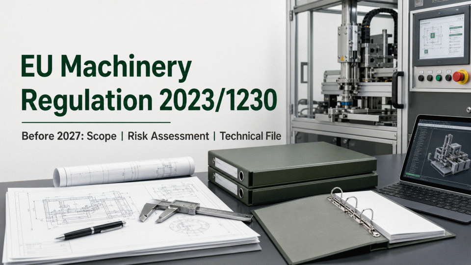 EU Machinery Regulation 2023/1230: Scope and Technical Documentation for 2027