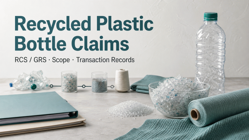 Recycled Plastic Bottle Claims: How to Review RCS/GRS Evidence