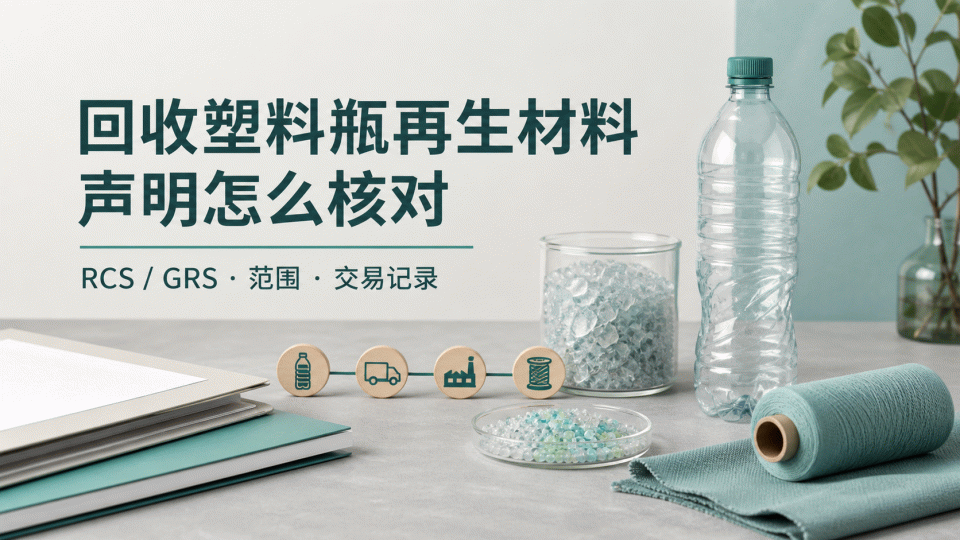 回收塑料瓶做再生材料声明：RCS/GRS证据怎么核对