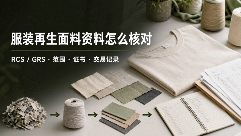 服装再生面料资料怎么核对：从 RCS/GRS 范围到页面声明