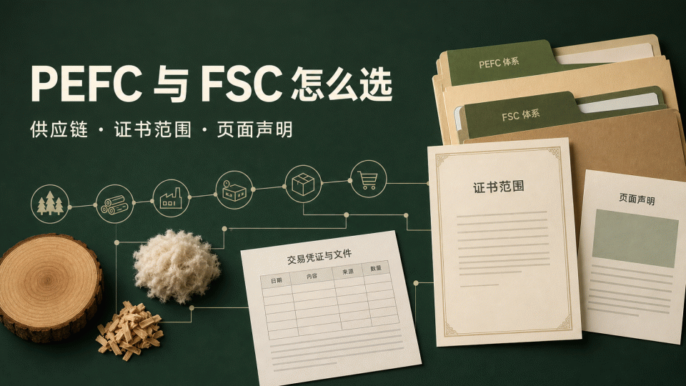 PEFC 与 FSC 怎么选：先核对供应链、证书范围与页面声明