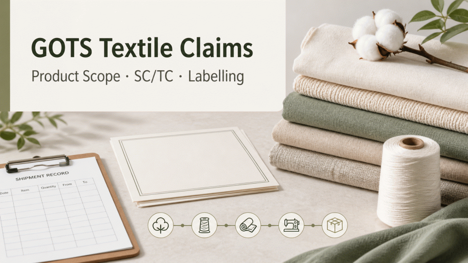 How to Check GOTS Textile Claims: Product Scope, SC/TC Evidence and Labelling