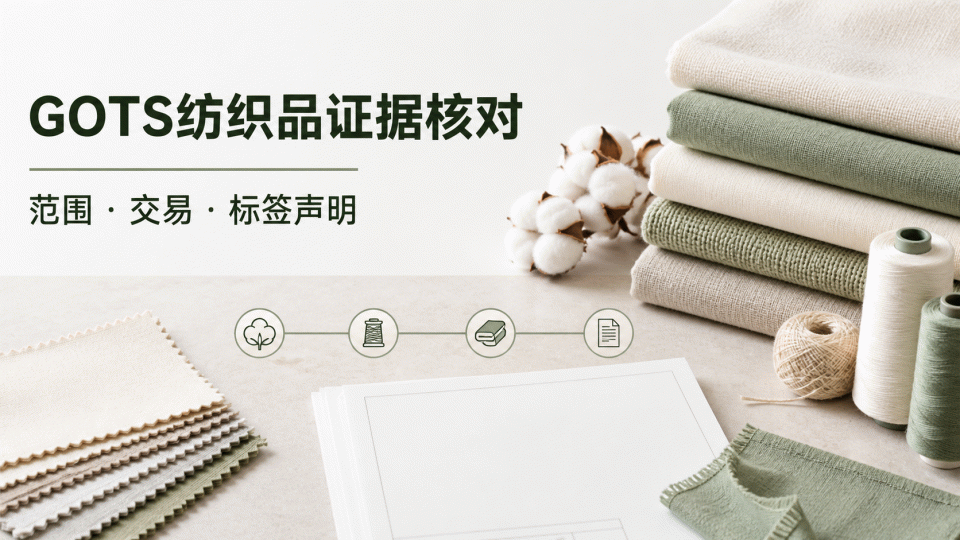 GOTS纺织品证书怎么核对：Scope、Transaction与标签声明边界