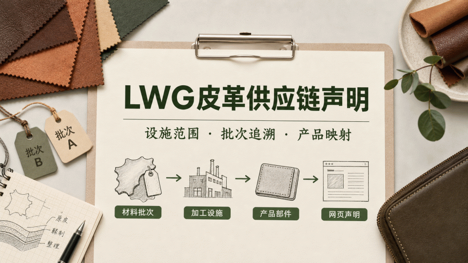 LWG皮革供应链声明：先核对设施范围与追溯证据