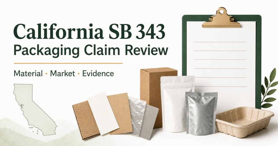California SB 343 Packaging Claims: A Material, Market, and Evidence Review