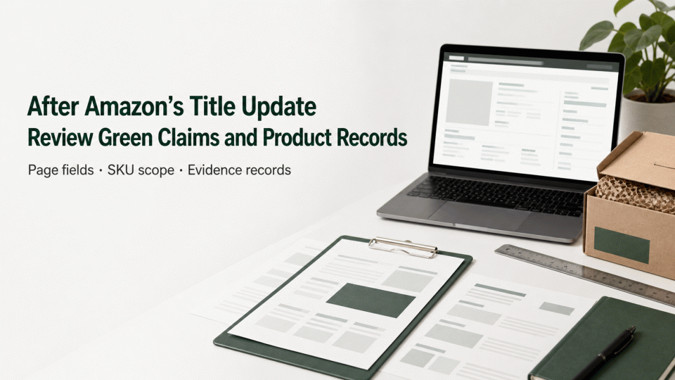 After Amazon’s Title Update: How to Review Green Claims and Product Records