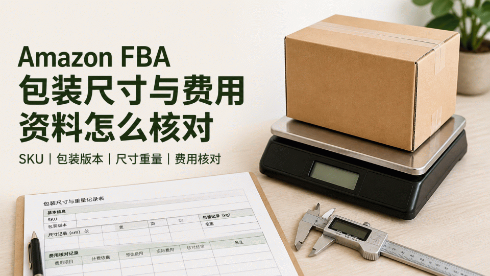 Amazon FBA 包装尺寸与费用资料怎么核对
