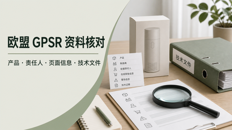 欧盟 GPSR 已适用：亚马逊欧盟站产品安全资料怎么核对