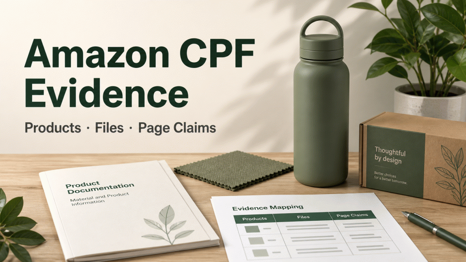 Amazon Climate Pledge Friendly Evidence: Match Products, Files and Page Claims
