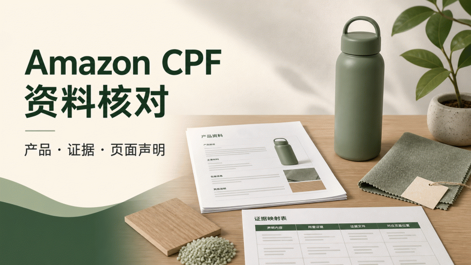 Amazon CPF 资料怎么核对：产品、证据与页面声明