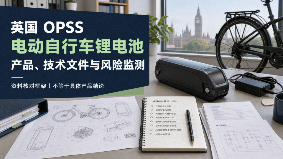 英国 OPSS 电动自行车锂电池安全资料怎么核对：产品、技术文件与风险监测