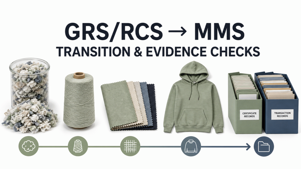 GRS/RCS to Materials Matter: 2026–2029 Transition Dates and Evidence Checks