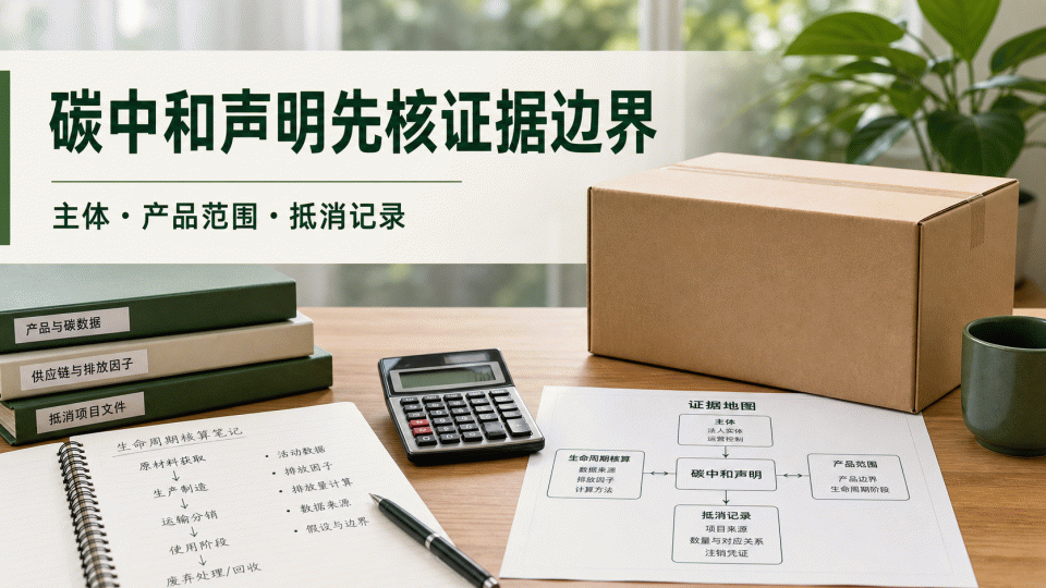 碳中和写入 CPF 页面之前：先分清主体、产品范围与抵消证据