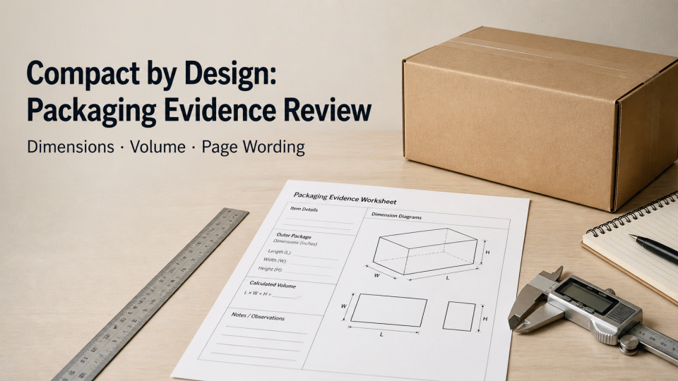 Compact by Design: How to Review Unit Efficiency, Equivalent Product Volume, and Page Claims