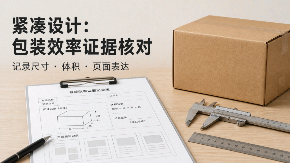 Compact by Design怎么核对：产品单位效率、等效产品体积与页面表达边界