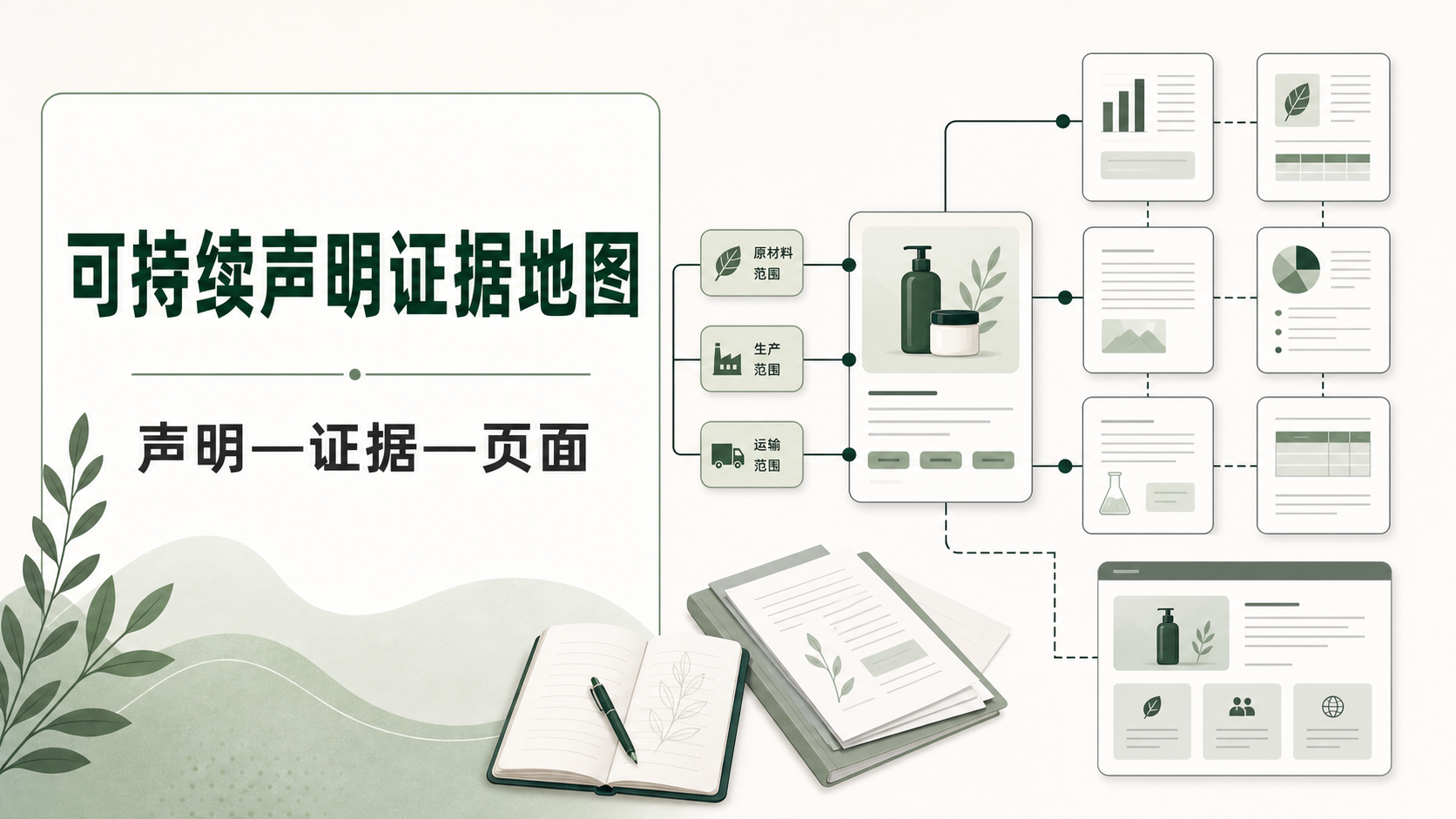 可持续证据如何支持品牌叙事：声明资料列表