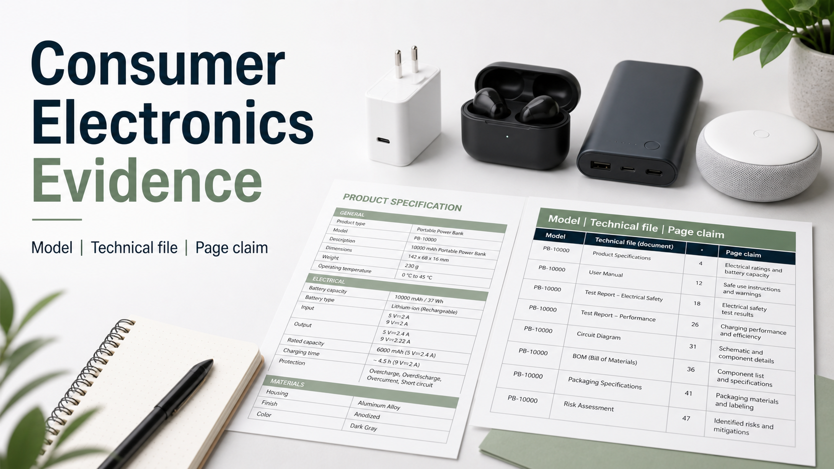 How to Review Consumer Electronics Evidence: Model, Technical File and Page Claim