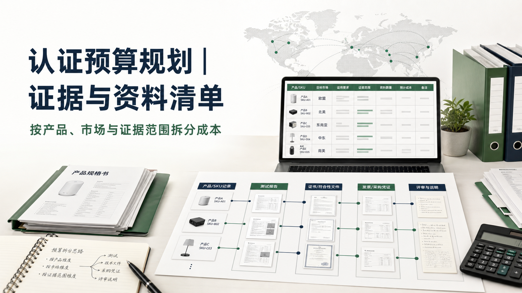 认证预算规划：按产品、市场与证据范围拆分资料