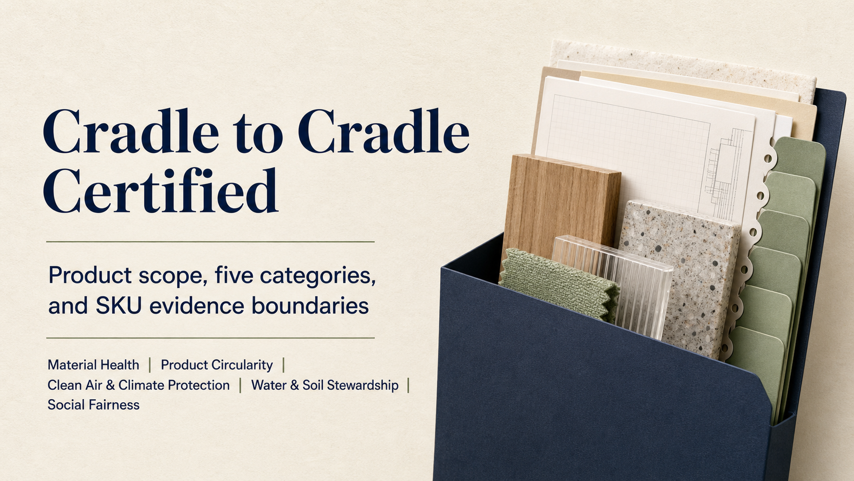 What Is Cradle to Cradle Certified? Product Scope, Levels, and Evidence Boundaries