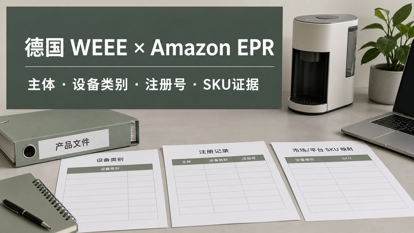 德国 WEEE 与 Amazon EPR：注册主体、设备类别和资料如何对应
