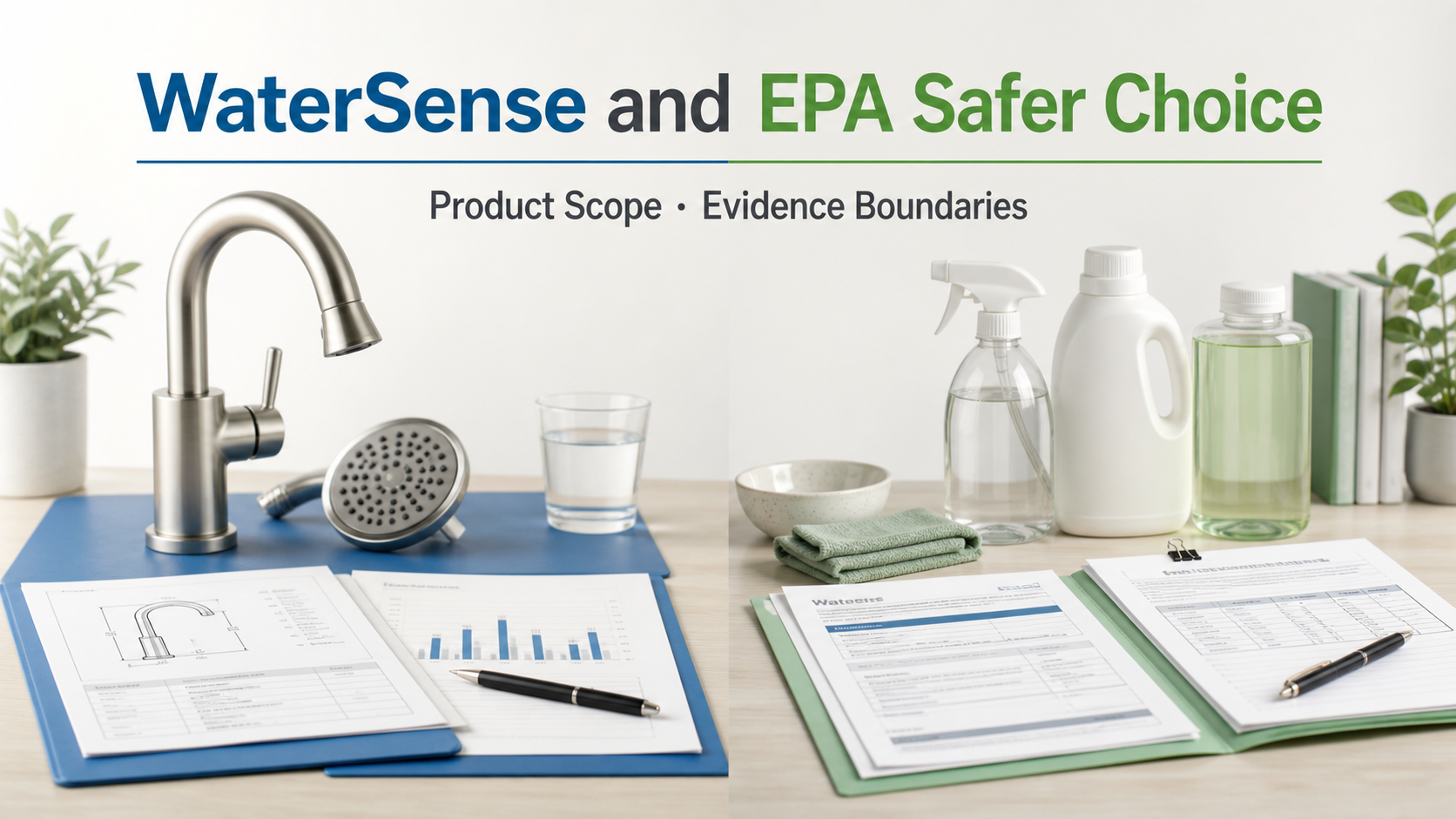 WaterSense and EPA Safer Choice: Product Scope and Evidence Boundaries