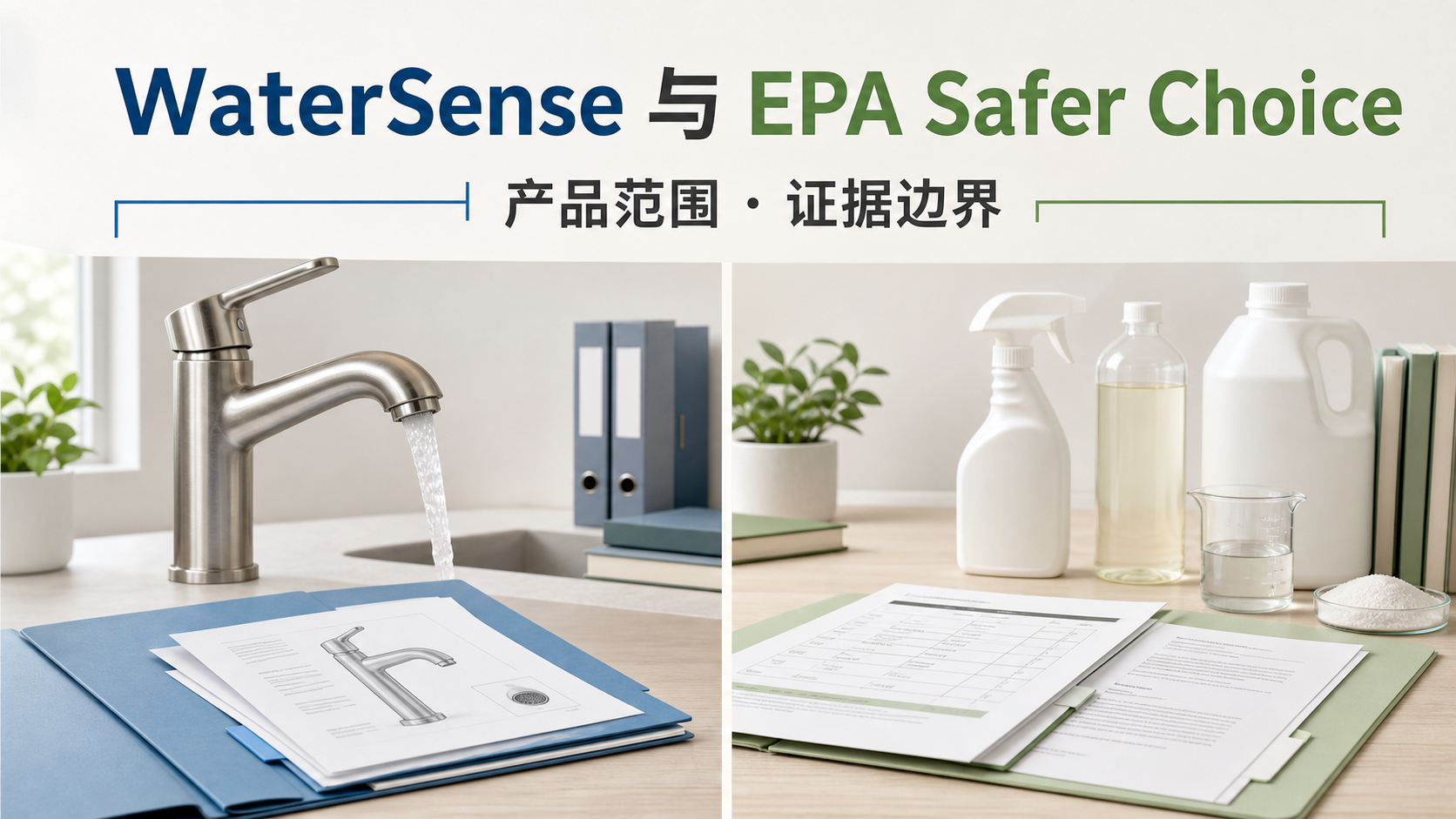 WaterSense 与 EPA Safer Choice：两类 EPA 项目的产品与证据边界