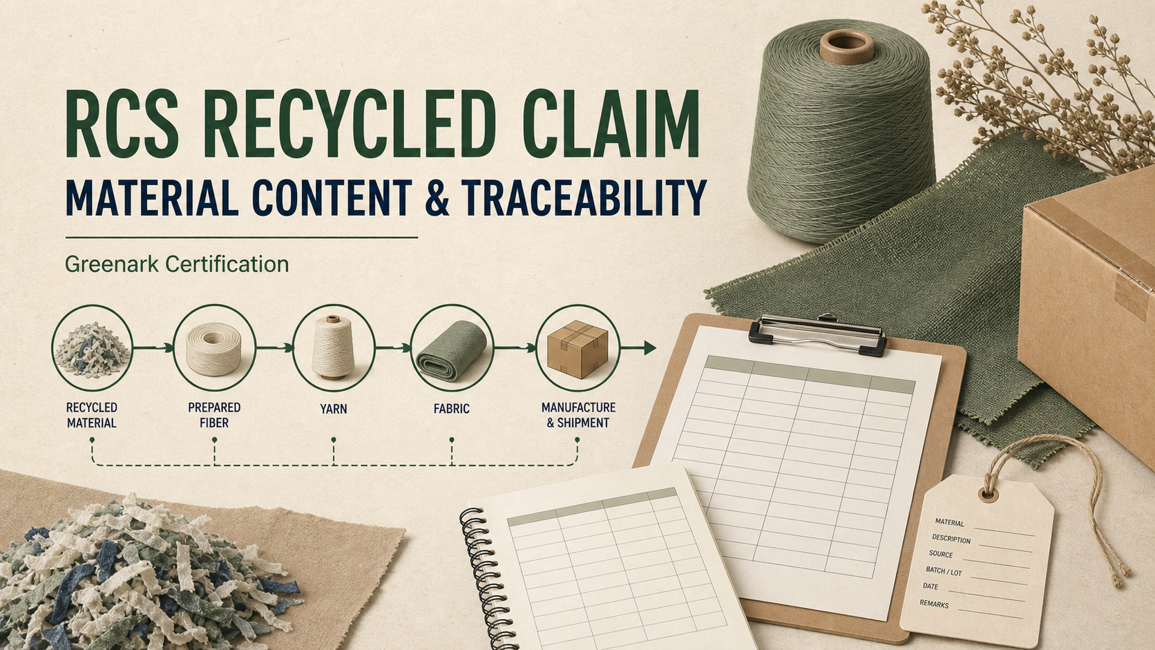 How to Check RCS Claims: Recycled Content, Scope and Transaction Traceability