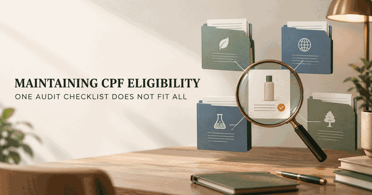 Maintaining CPF Eligibility: Why One Universal “Annual Audit” Checklist Does Not Work