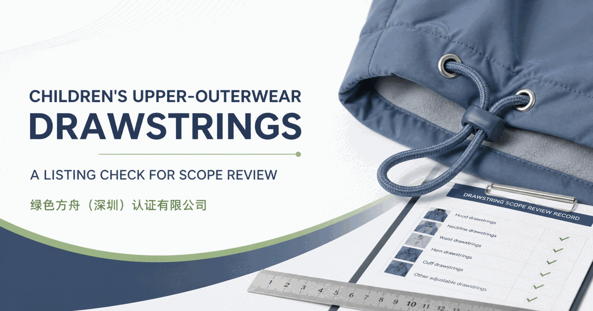 Children’s Upper-Outerwear Drawstrings: Why Listing Details Matter to Scope Review