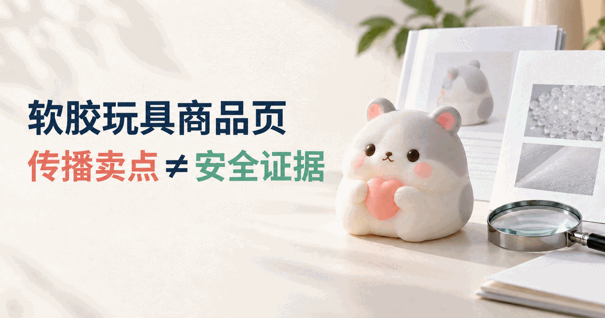 软胶玩具页面：先把“解压”与安全证据分开