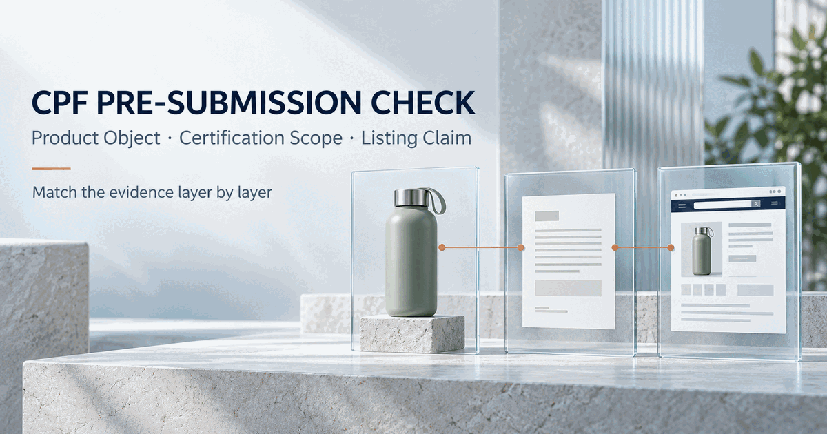 Before a CPF Submission, Check Three Evidence Layers