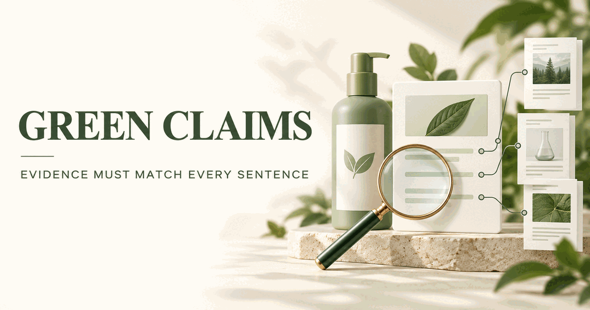 Green Claims on Product Pages: Match Every Sentence to Evidence