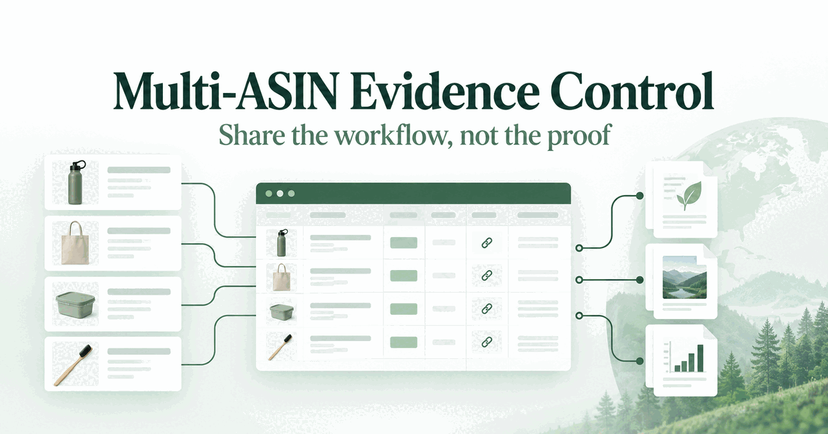 Multi-ASIN Evidence Control: Reuse the Workflow, Verify Every Product